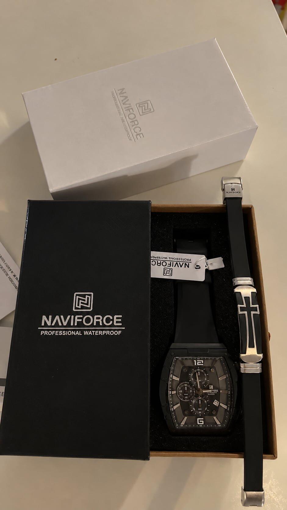 Muški Sportski Sat NaviForce NF6101 Virex - Black
