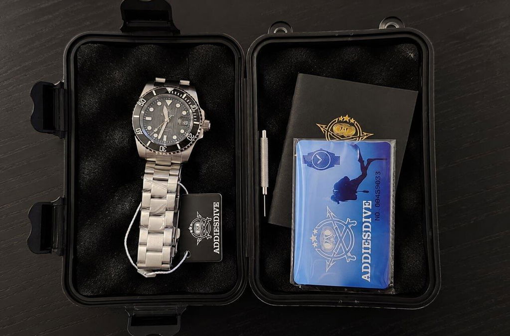 Muški Automatik Sat ADDIESDIVE AD2536 - Black Diver