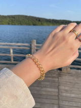 Citrine Strand Bracelet, customer photo