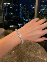 Emerald Phantom Cube Bracelet, customer photo