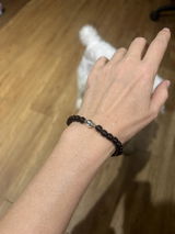 Garnet Strand Bracelet, customer photo