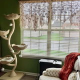 Macrame Curtain for Boho Window Decor and Wall Hanging C10