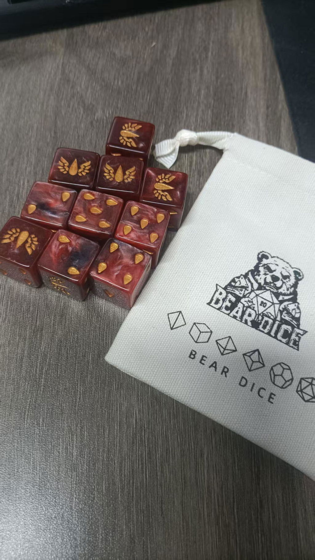 Warhammer 40K T'au Empire Transparent D6 Dice