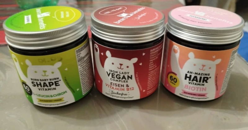Foto della cliente: barattoli Bears with Benefits