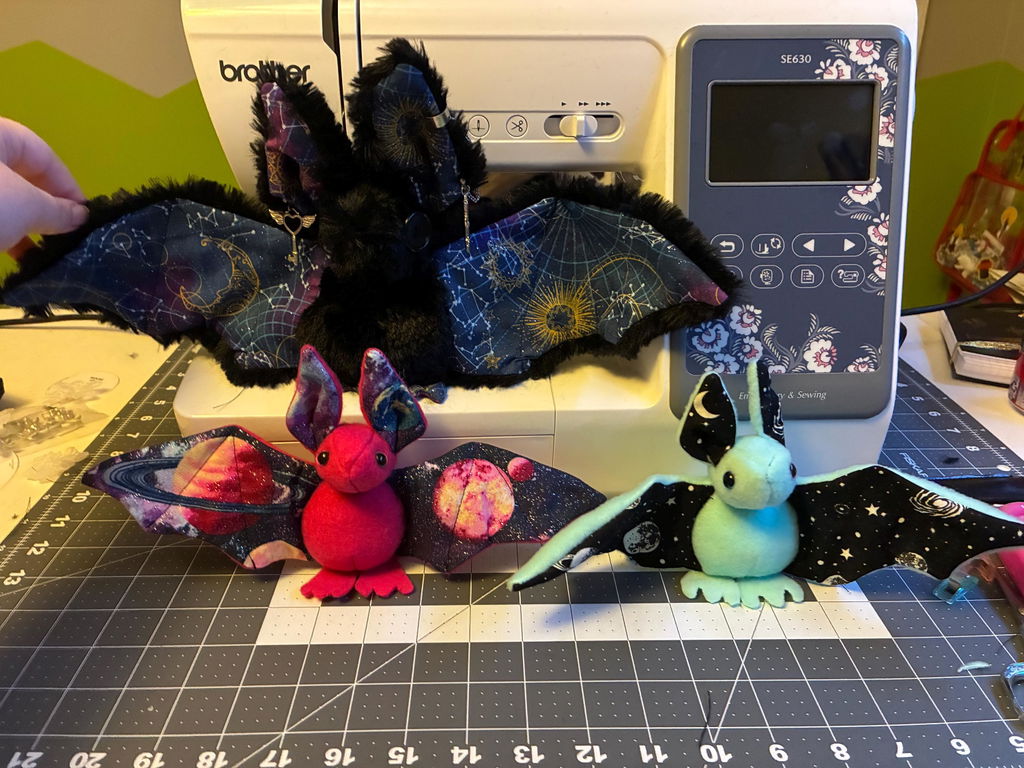 Bat Stuffed Animal Sewing Pattern - Digital Download