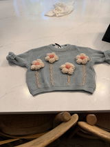 Buttercup Sweater - Ash Blue