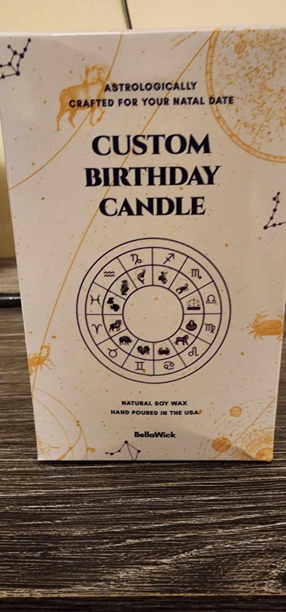 January 1st Birthday Candle – Capricorn Zodiac Gift | Birthdate Astrology Soy Candle