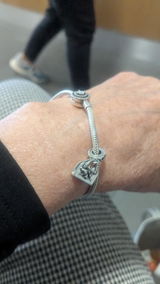 Love Shopping Bag Dangle Charm