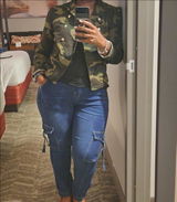 Camo Double-Breasted Blazer