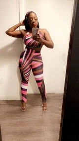 Printed Tank Top & Pants Set