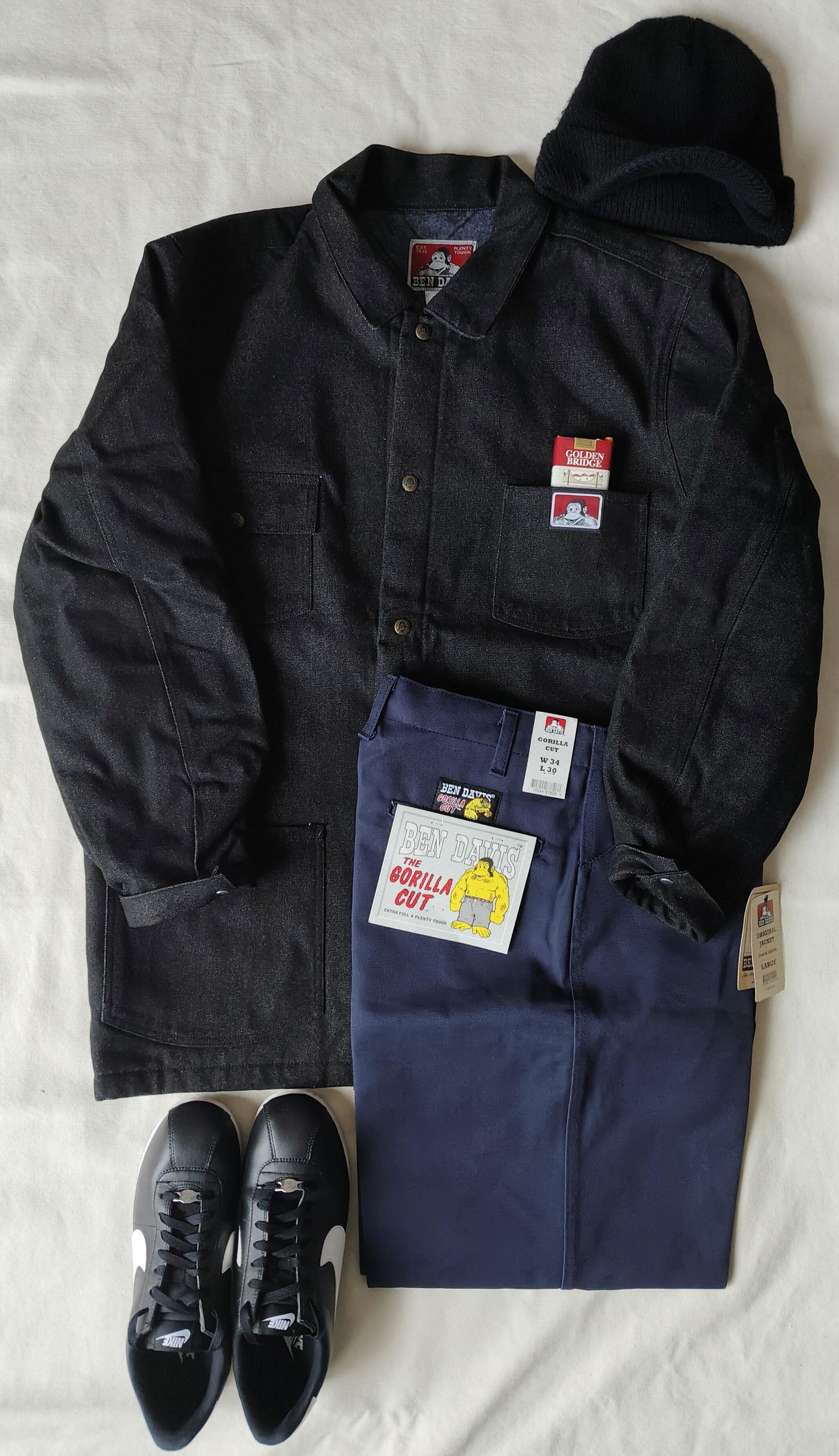 Gorilla Cut Pants - Black