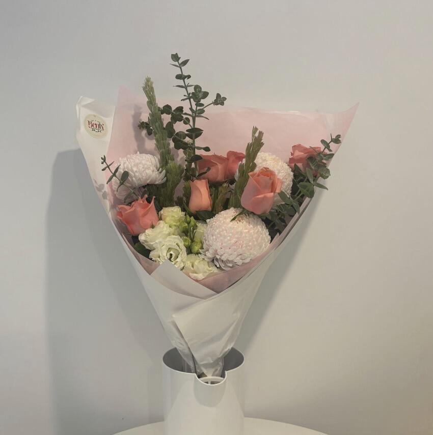 Blush of Love | Pink Pastel Rose Bouquet