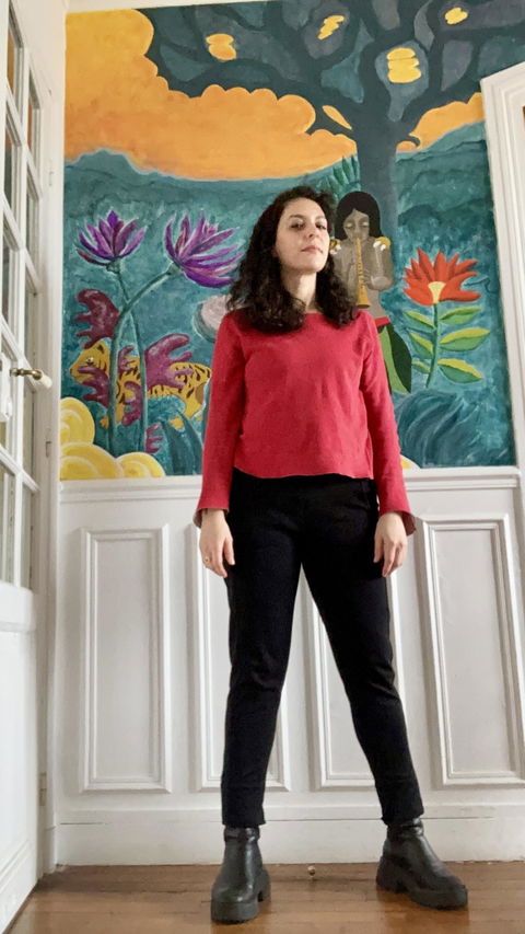 TROUSERS STRETCH - black