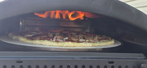 PRE-ORDER Bertello SimulFIRE 16” Rotating Outdoor Pizza Oven - Limited-Time Sale Ends Oct. 16th (Ships Oct 2026)