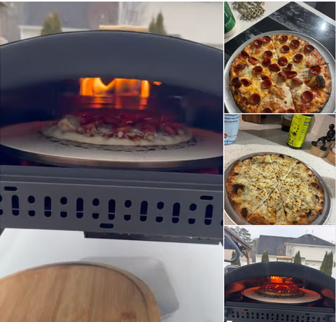 PRE-ORDER Bertello SimulFIRE 16” Rotating Outdoor Pizza Oven - Limited-Time Sale Ends Oct. 16th (Ships Oct 2026)