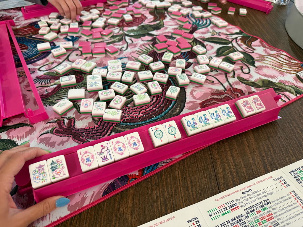 YEAR OF THE DRAGON MAT - AMPED-UP PINK
