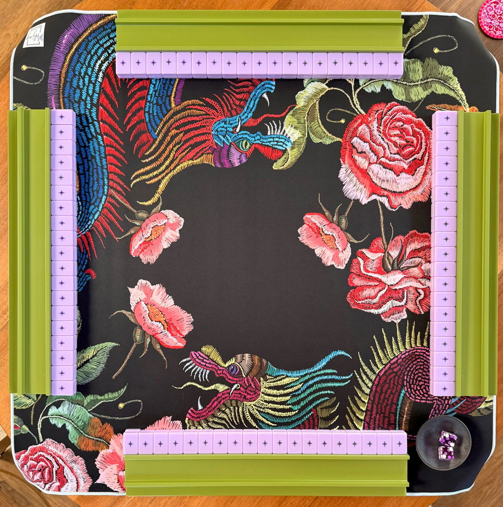 YEAR OF THE DRAGON MAT - BLACK