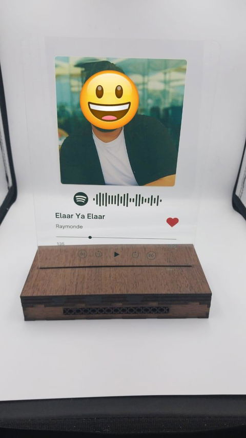 Plaque de chanson personnalisée