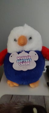 World's Softest Plush - Medium Lushee - Spirit Bald Eagle Lushee 10 inches