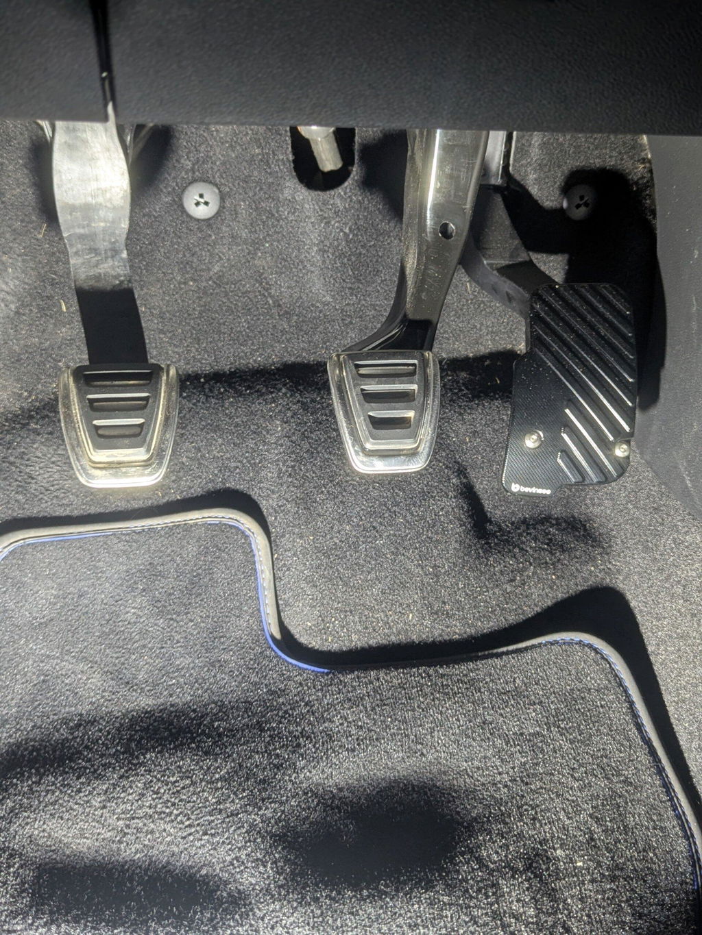 Aluminum Heel / Toe Accelerator Extension Pedal For VW MQB/MQB EVO Golf GTI MK7 MK8 Manual Transmission LHD