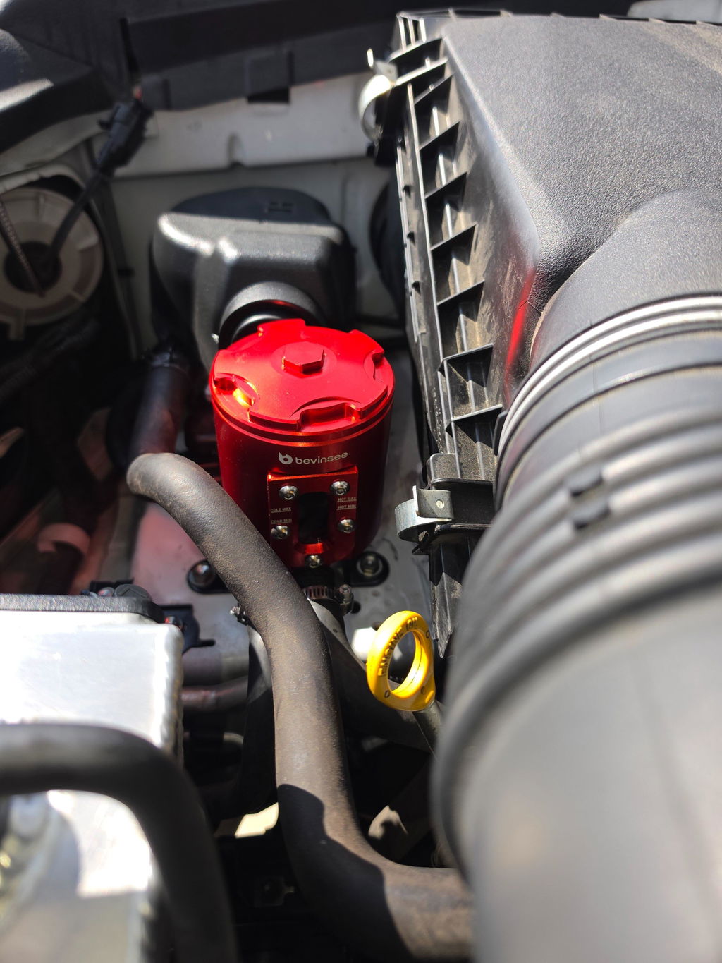 BEVINSEE Power Steering Reservoir For Toyota 4Runner FJ Cruiser 2010-2024