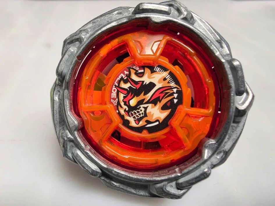 Takara Tomy B-132 04 RARE Z Achilles A4 13Turn Blow' Burst Beyblade