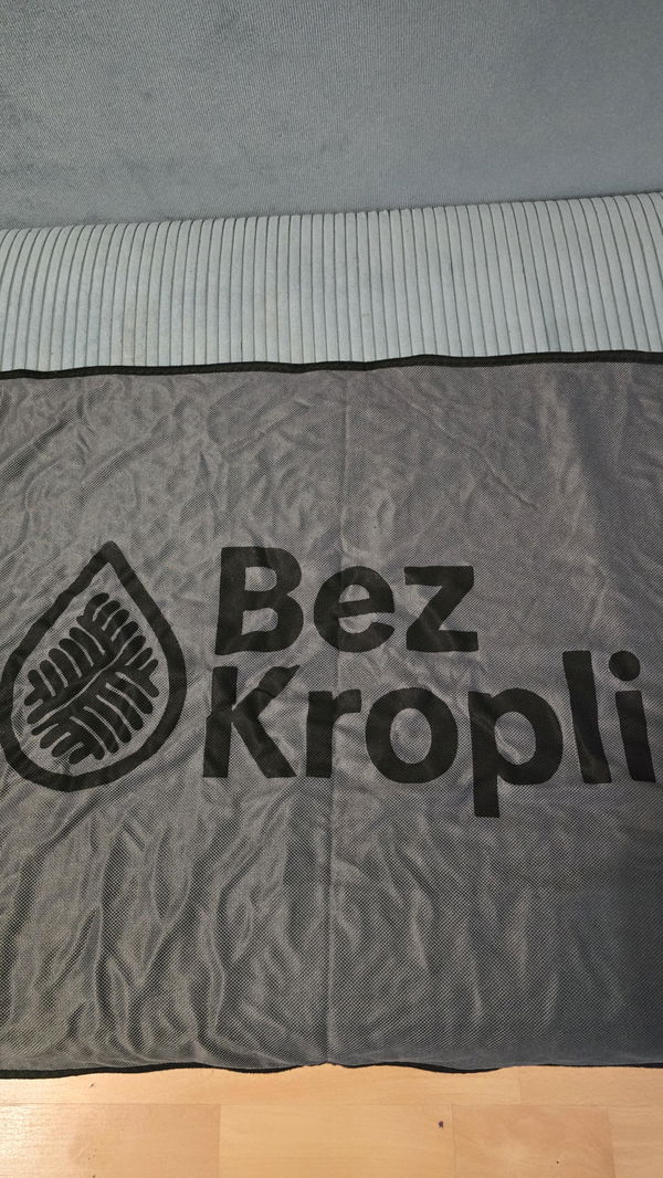 Ręcznik BezKropli po rozpakowaniu, zdjęcie od klienta