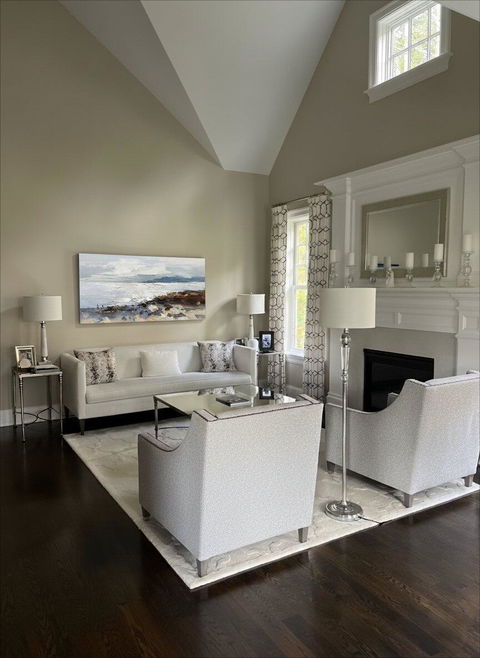 “Textured Coastal Scene” - Textured Landscape Painting, Fits Beach House & Art - Loving Café DKS634