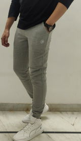 Men's Cotton Knit Front Open Jogger