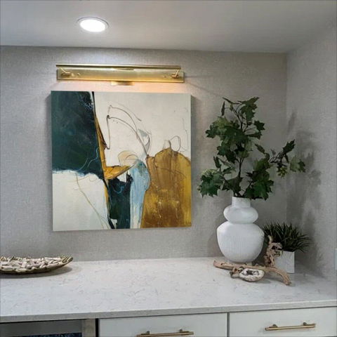 Expansive-Scale Hand-Painted Abstract Wall Art for Bedroom & Dining Room LargeART2336