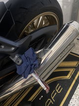 Vandemon  Retro Stainless Steel Exhaust System  Z900RS Cafe Racer 2018-24 KAWAZ900RS424SSEXHA