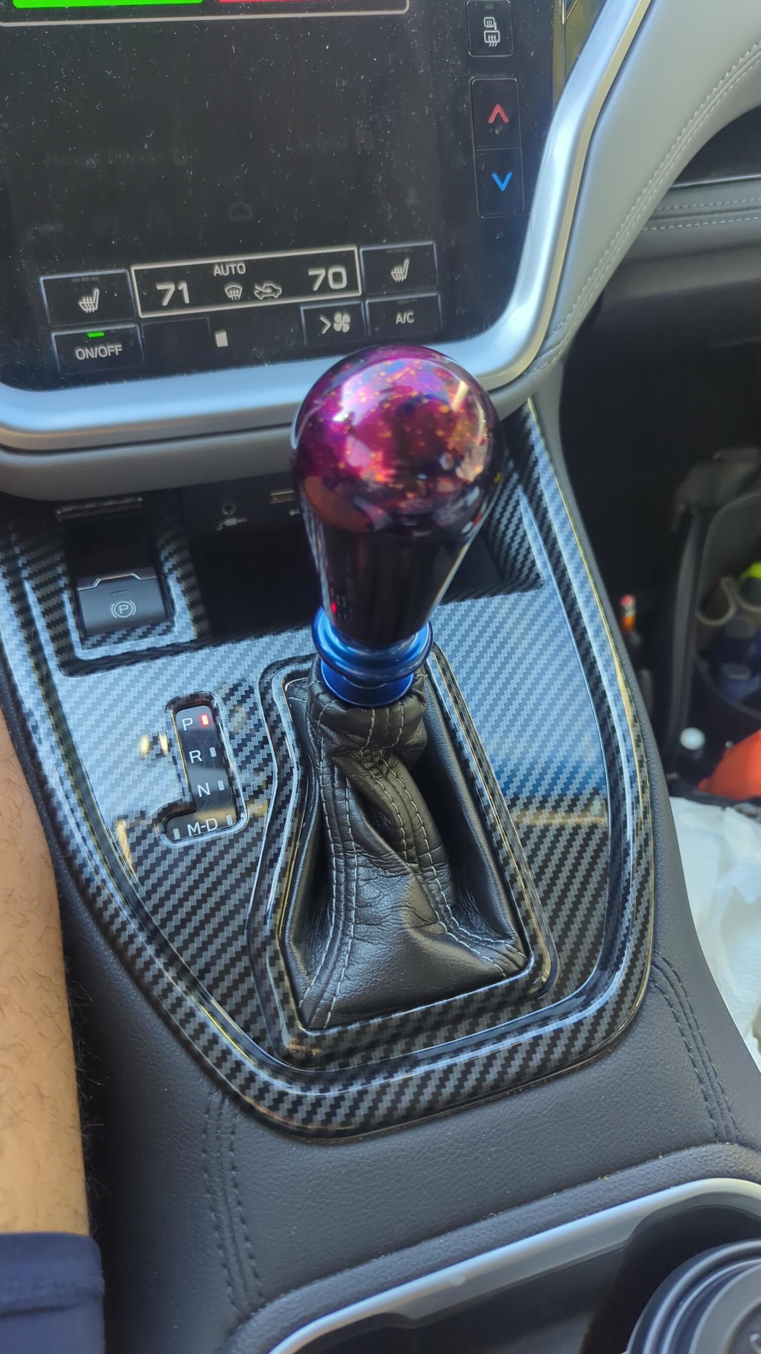 Billetworkz Automatic Shifter - Matte Black - Fits Subaru CVT: WRX