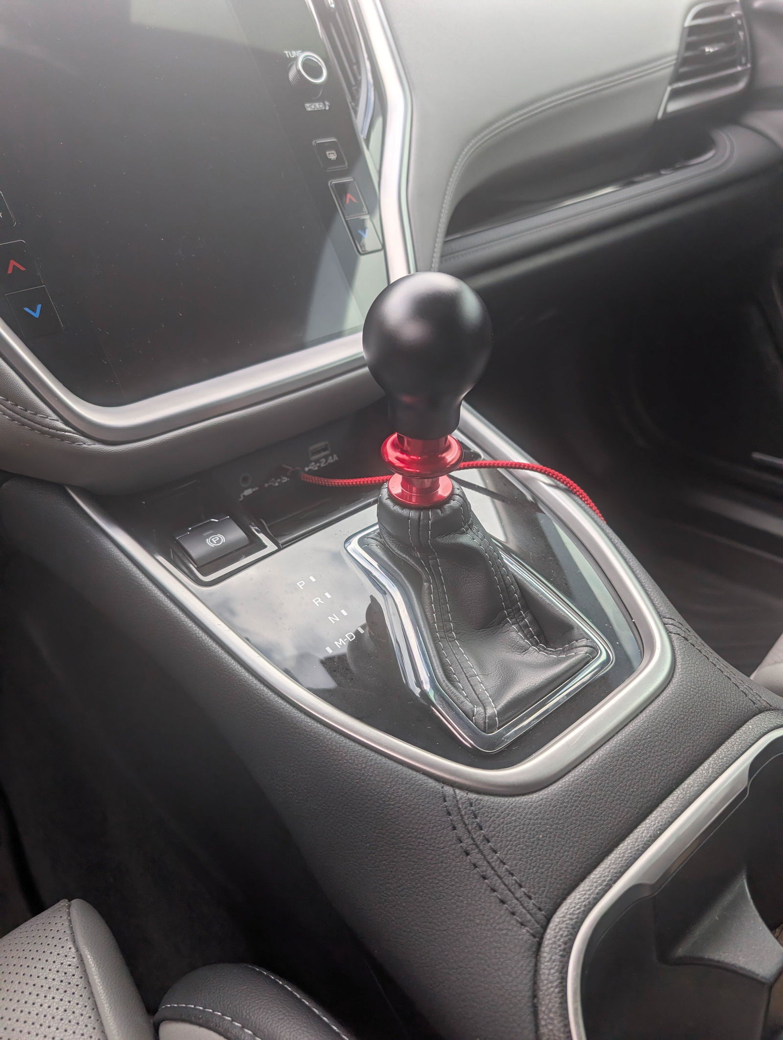 Billetworkz Automatic Shifter - Matte Black - Fits Subaru CVT: WRX