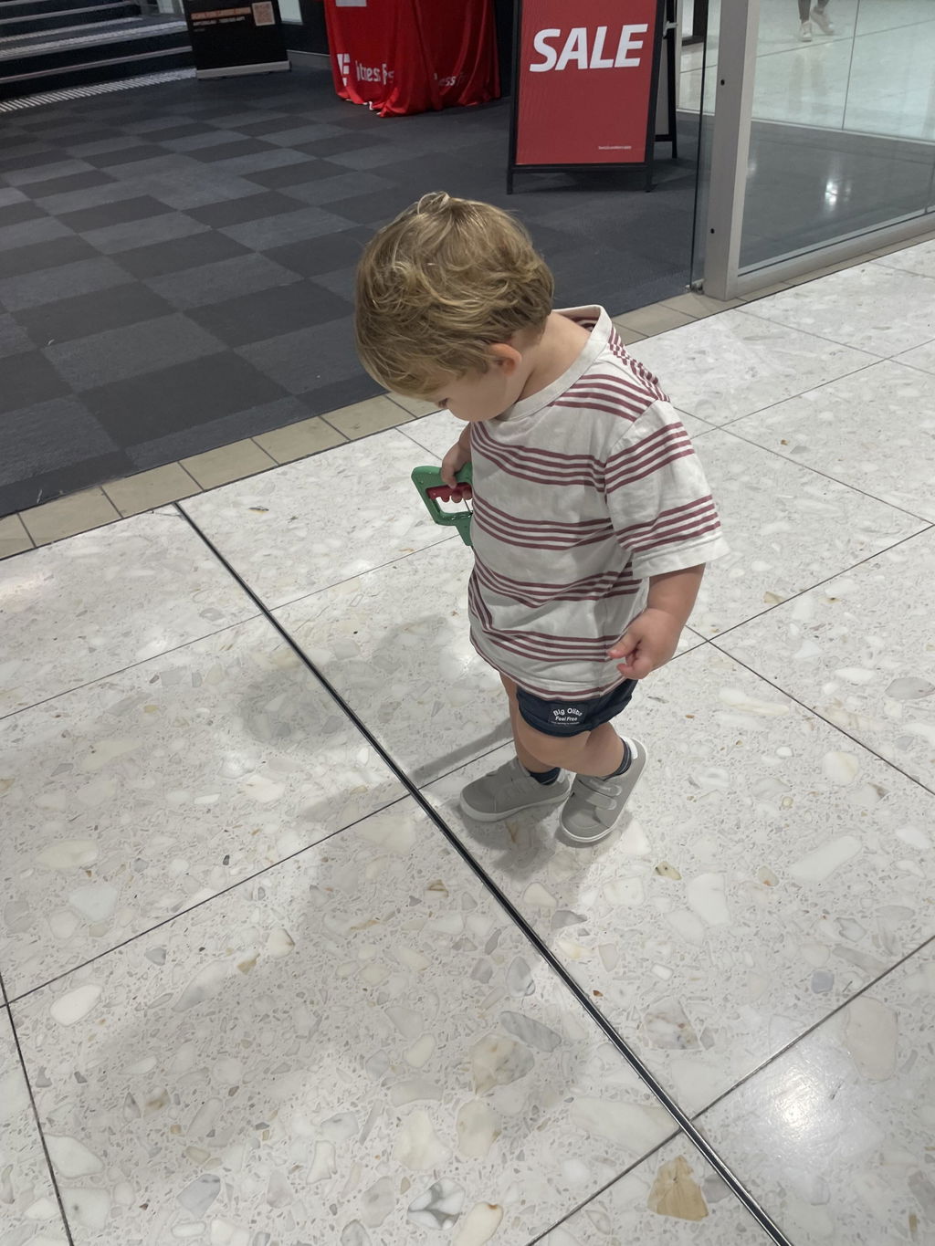 BLAKE grey toddler sneakers