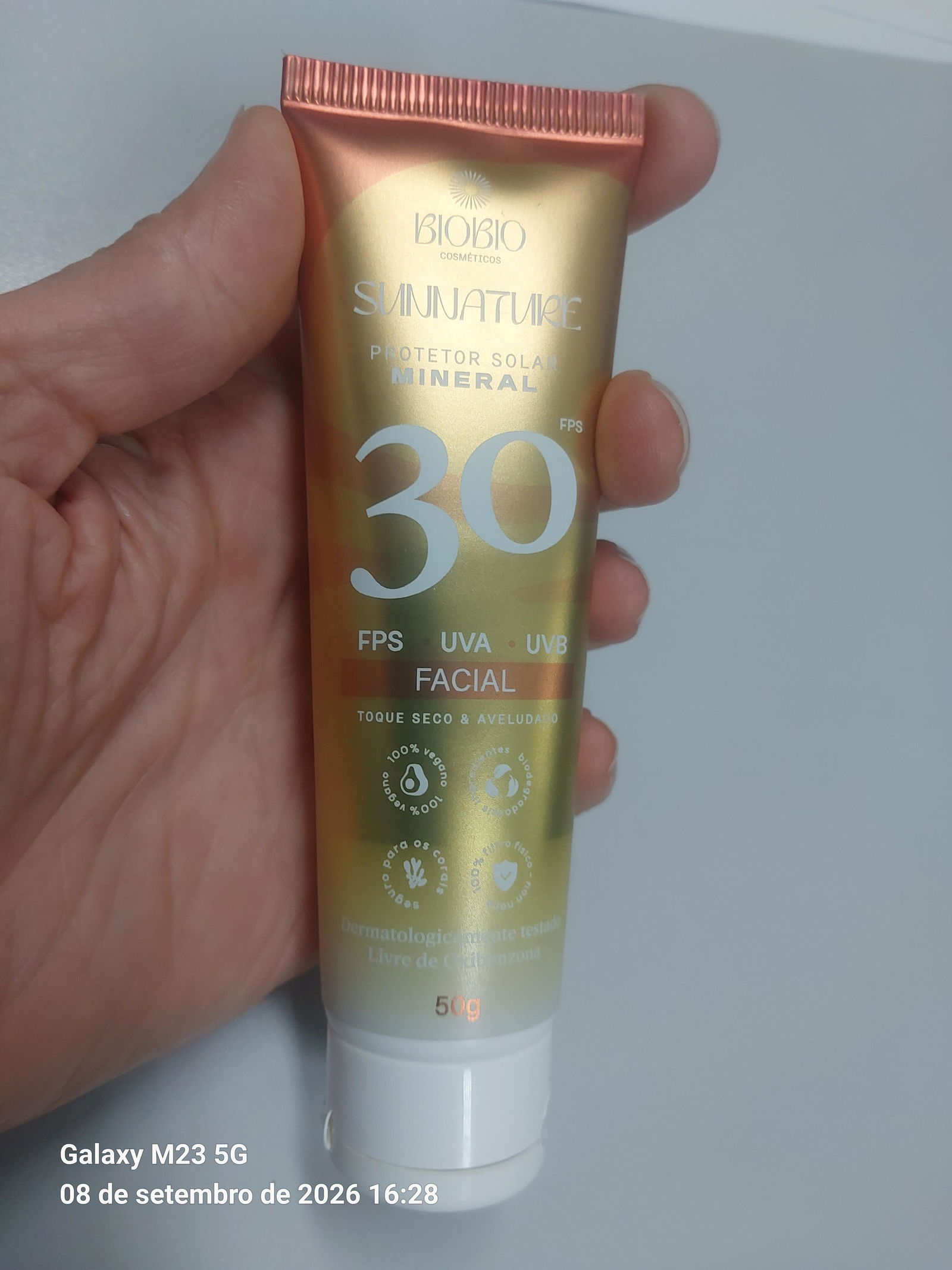 Protetor Solar 100% Físico e Mineral – BioBio Cosméticos Naturais