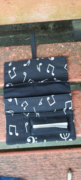 TABAQUERA ARTESANA NOTAS MUSICALES