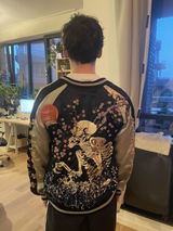 Embodiment of Utagawa Kuniyoshi's World: Skull Reversible Sukajan