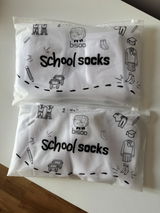 Calcetines Escolares Bisoo - 5 pares de algodón suave, resistentes y pensados para el uniforme