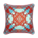 Xanadu Red Silk Cushion