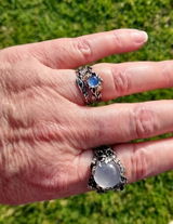 Moonstone Engagement Ring "Primrose"