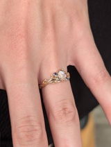 White Gold Pearl Ring "Gwen"