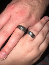 Wedding Ring Set "Wolves"
