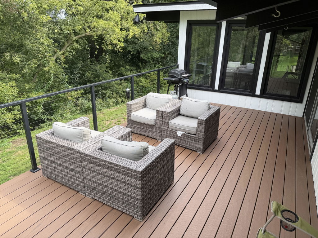 BLIKA  Stainless Steel Black Cable Railing Handrails