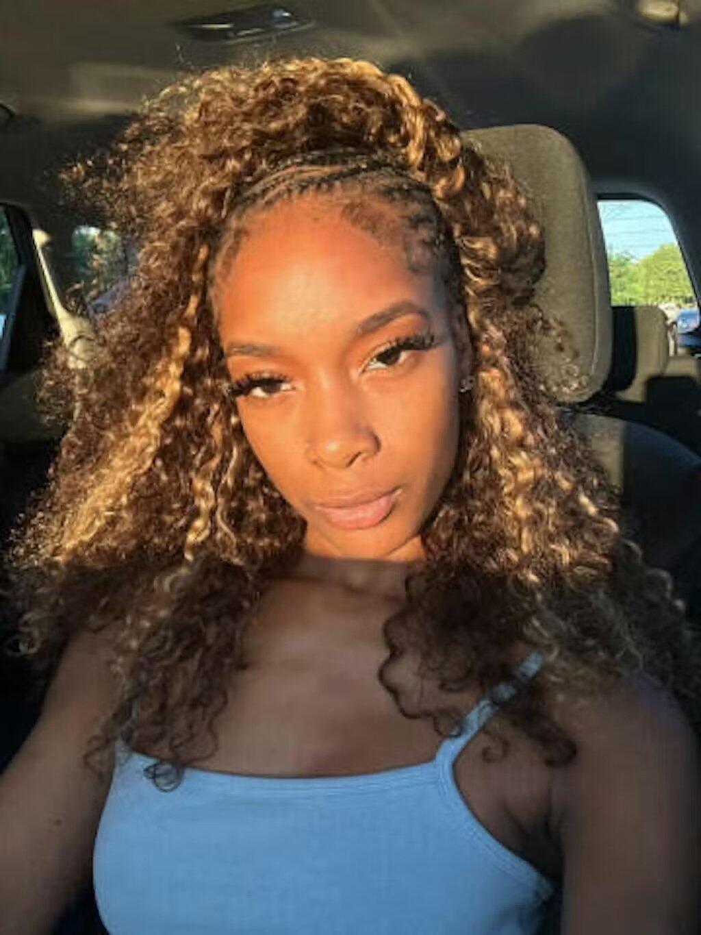 Highlight Brown Burmese Curly 7x6/13x6 Deep Parting Lace Wig Pre-Everything Human Hair Free Part Wig