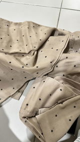 Polka Taupe - Instant Hijab With Inner