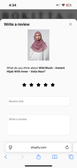 Wild Blush - Instant Hijab With Inner