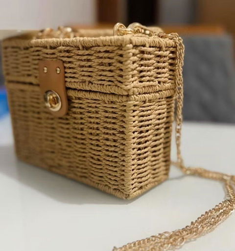 Bolsa de Praia Chique Trançada Serena