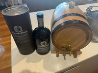 5L Artisan American Oak Barrel with Metal Spigot – Perfect for Crafting Aged Wine,Port  and Whiskey
