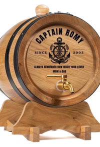 Handcrafted American Oak Barrel -BUILD YOUR OWN CUSTOM DESIGN