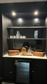 Custom Engraved  Luxury Whisky Decanter Set with 4 Glasses-DAINTREE RAINFOREST
